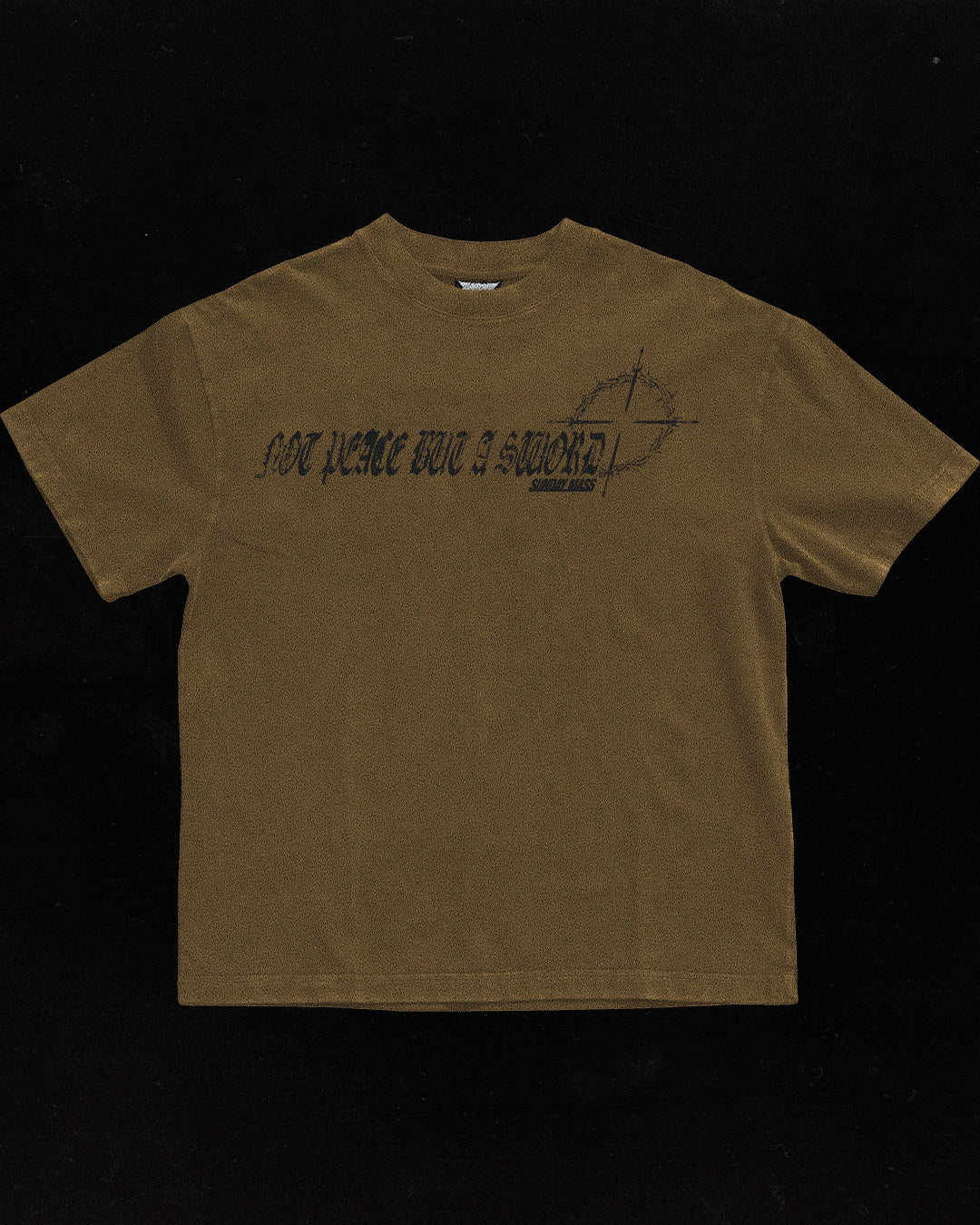 CROSS-HAIR - TAN 499 - HEAVY TEE