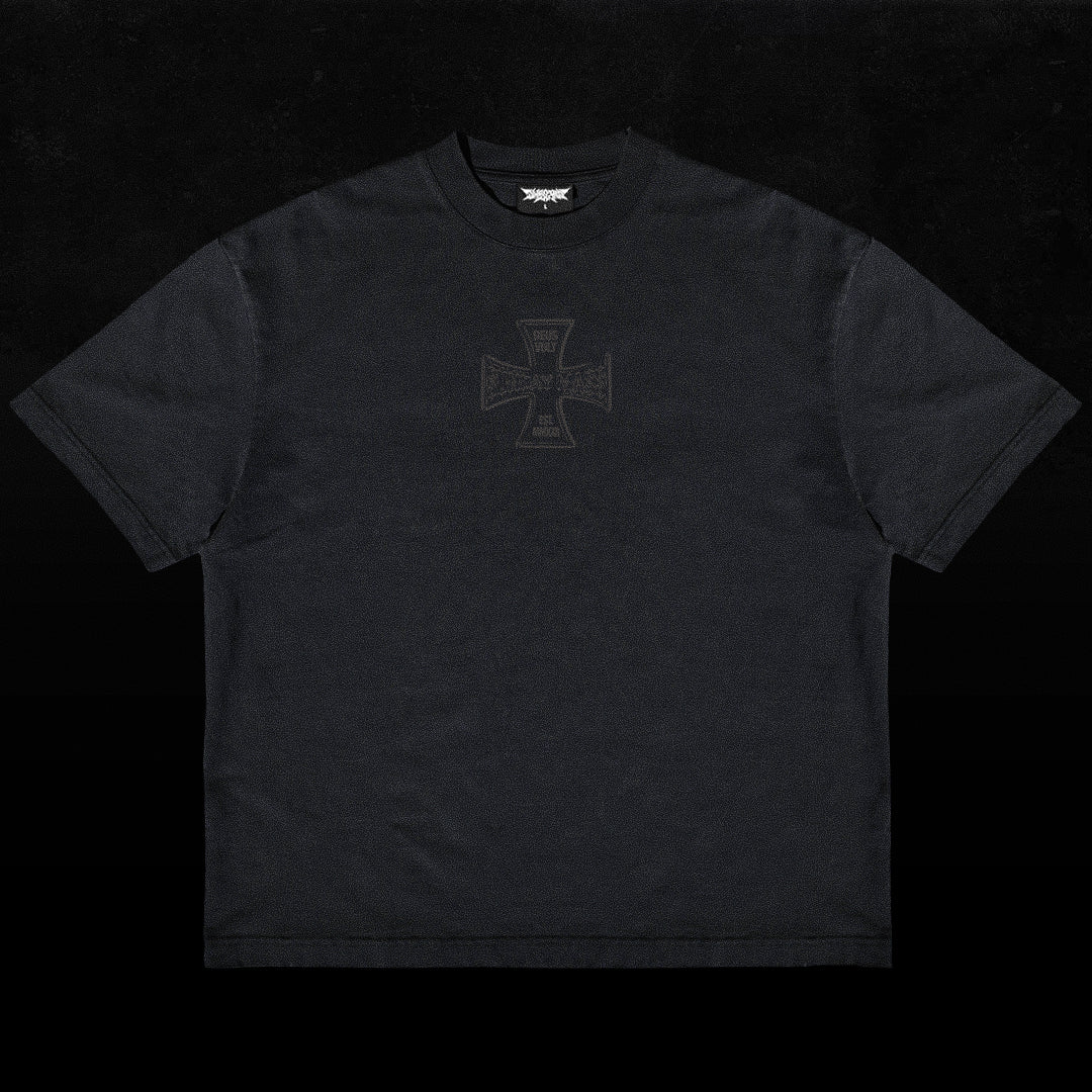 DEUS VULT - SLATE - HEAVY TEE