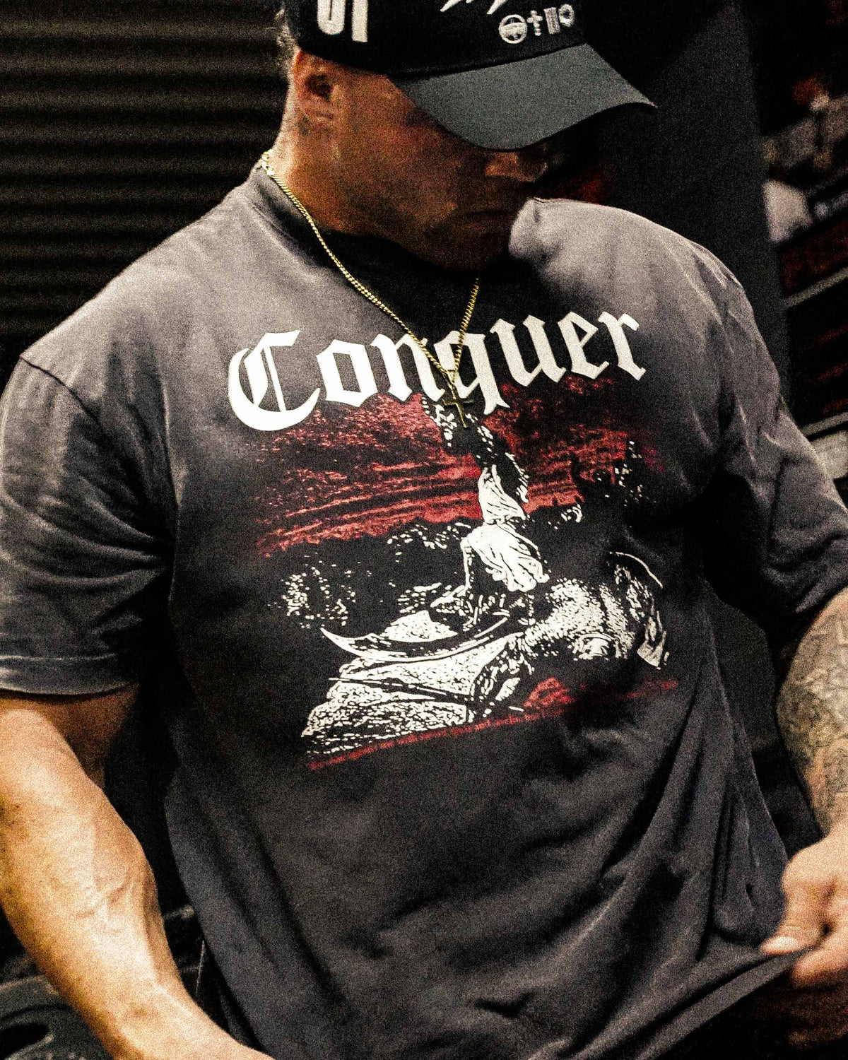 CONQUER - VINTAGE - HEAVY TEE